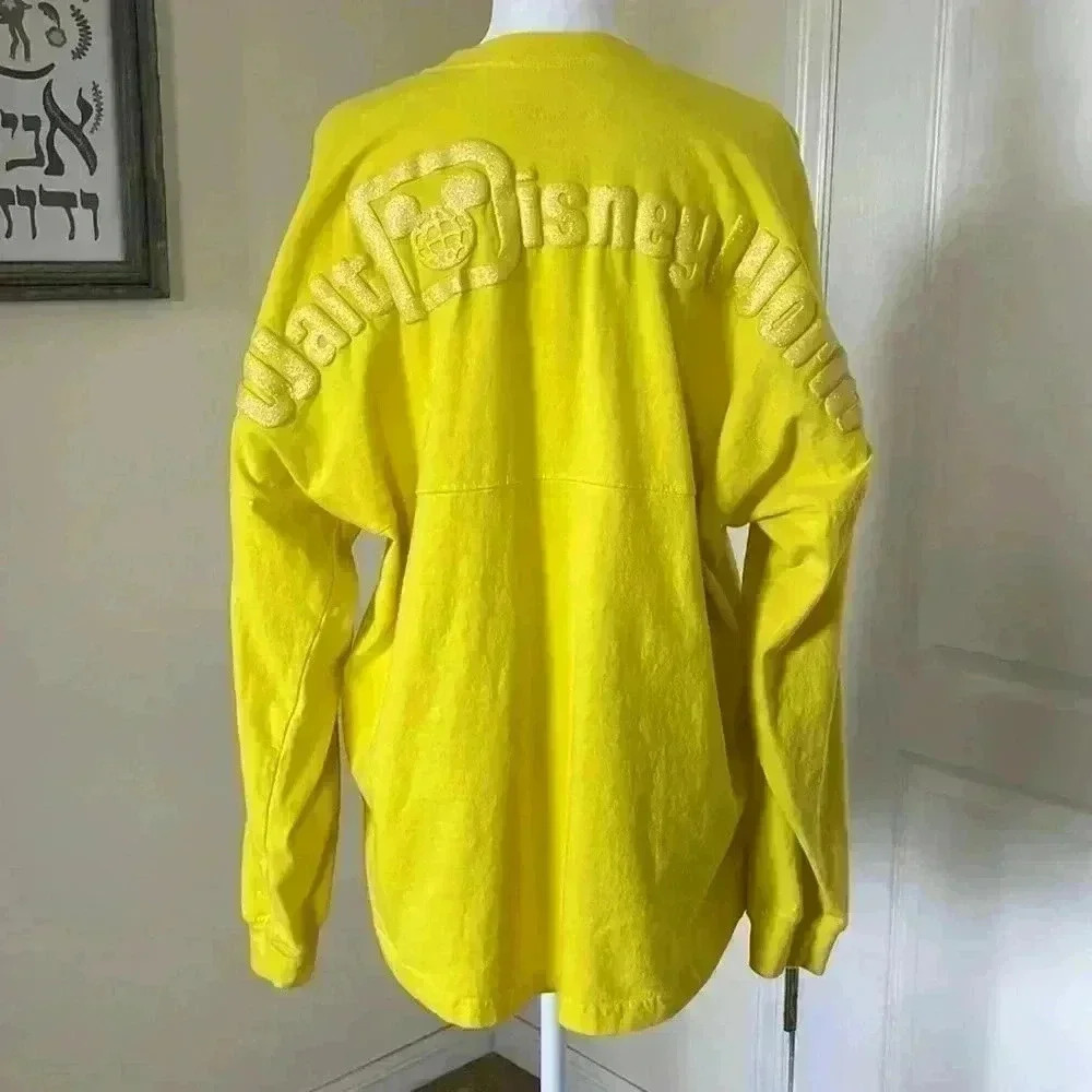 Disney Parks Dapper Day Sunshine Yellow Spirit Jersey Size Medium RARE Read